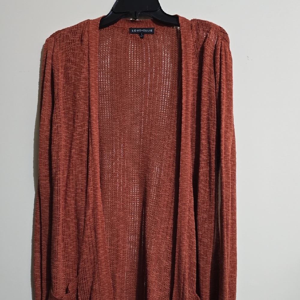 Love, Fire Women's Warm Rust Cardigan